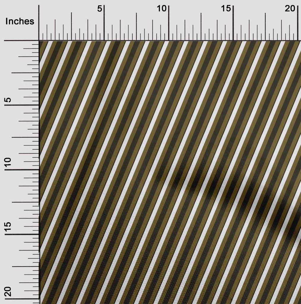 oneOone Cotton Flex Fabric Diagonal Stripe Fabric Prints By Yard 40 Inches