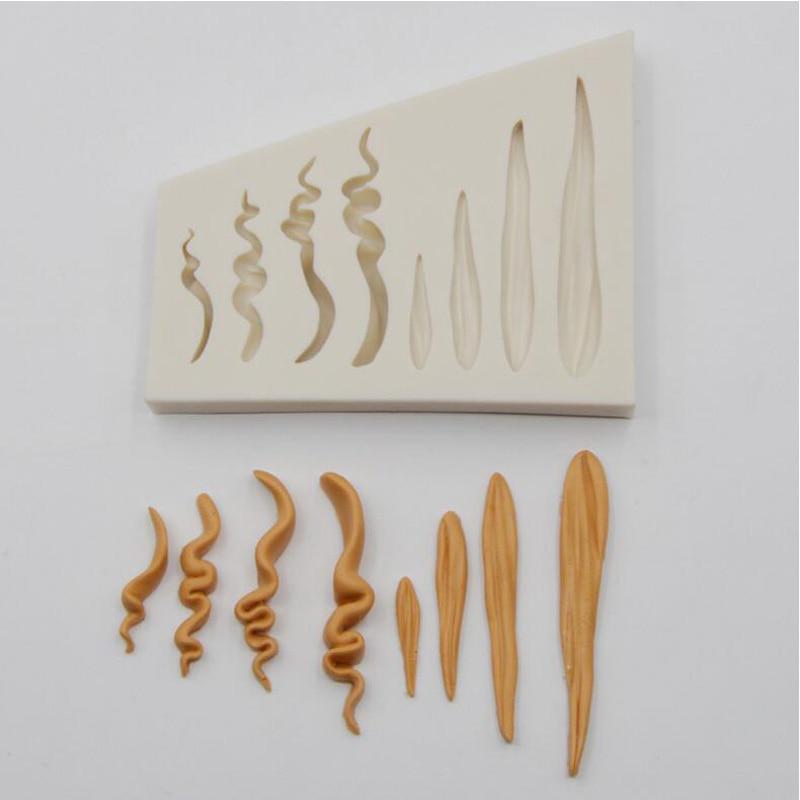 Силиконовая форма для волос в форме помадки, форма для торта, шоколадная помадка, посуда, кухонная форма для выпечки