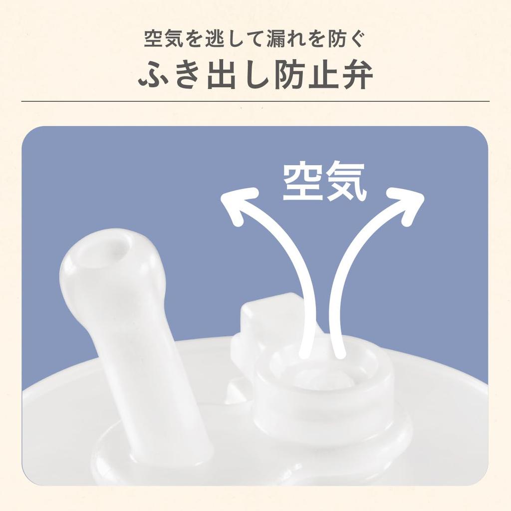 Комби Ракумуг Герметичный Динозавр для Малышей от 6 Месяцев, Сделано в Японии, Серия Кружек с Соломкой, 240 мл, Дизайн, Вверх, [Модель 2015 года]