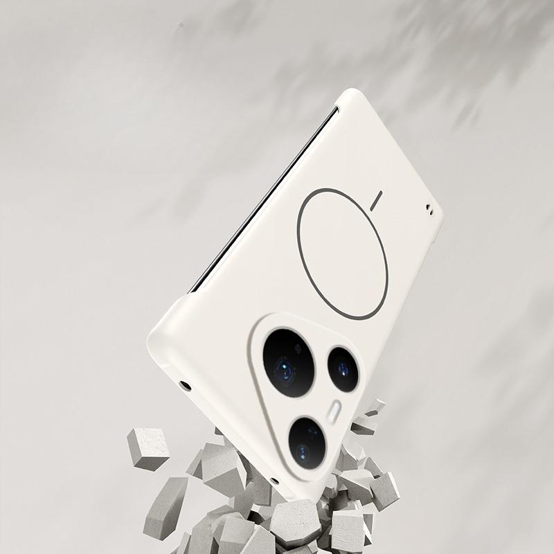 Для Magsafe Ультратонкий чехол для HUAWEI Pura 80 Pro Plus Матовый Твердый ПК Беспроводная зарядка Задняя крышка для Huawei Pura 80 Ultra