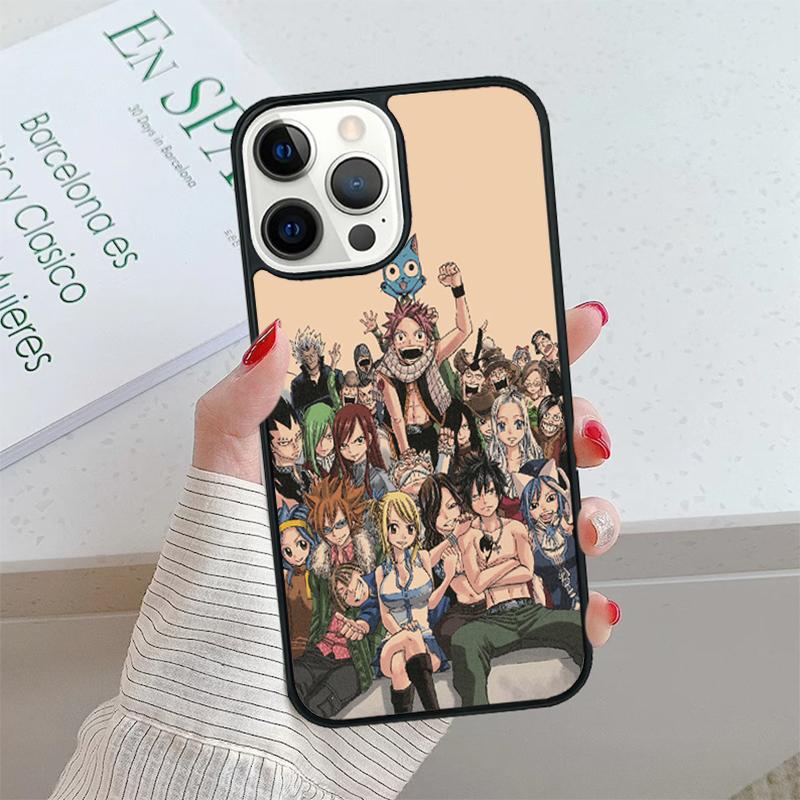 Чехол для телефона с изображением аниме Манга Fairy Tail для iPhone 13 Pro Max Coque 12 11 Pro Max для Apple 8 PLUS 7 6S XR X XS Fundas