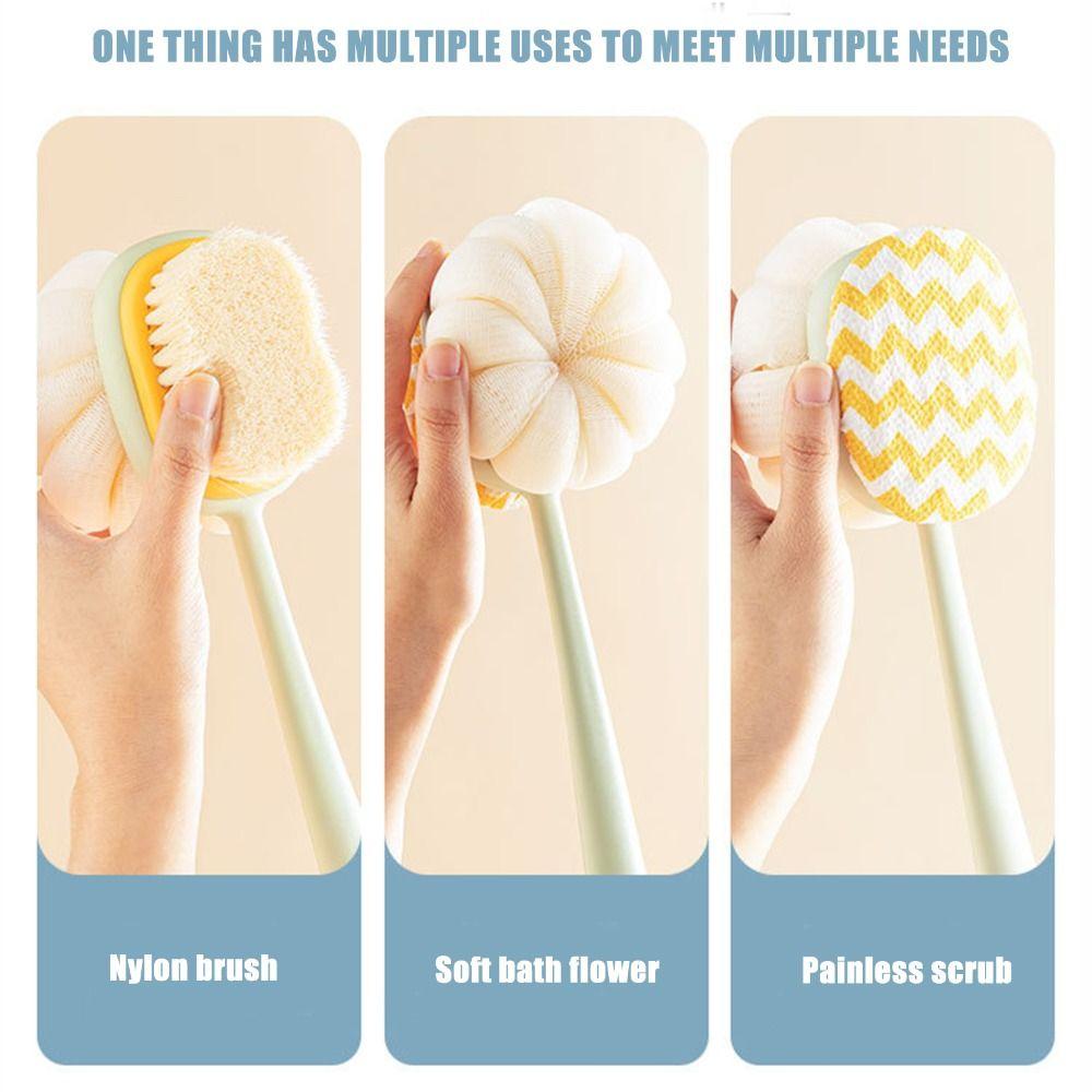 Skin Cleaning Exfoliating Sponge Long Handle Cleaning Tool Shower Brush Bath Brush Body Brushes