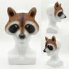 Halloween raccoon mask, animal mask PU Foam animal masks mardi Carnival cat mask
