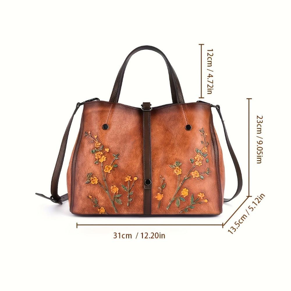 Women's Handbag Retro Polished Original Bag Women's High-end Sense Large-capacity Multi-compartment Women's Bag