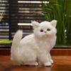 3D глаза реалистичная кошка мягкая кукла животное реалистичная кошка плюшевая игрушка ребенок