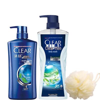 Набор Clear Men Vitality Шампунь и Гель для душа