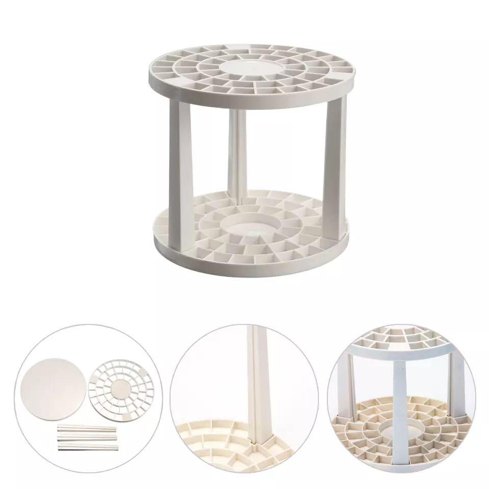 Подставка для кистей для макияжа Новая портативная 49 отверстий Подставка для художественных кистей художника Держатель Вмещает Органайзер для макияжа