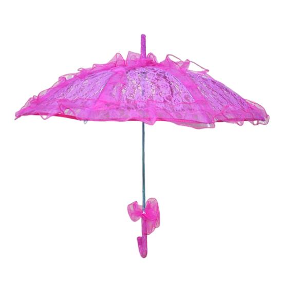 Винтажный кружевной вышитый зонт с длинной ручкой, легкий декоративный зонт для свадебной вечеринки, танцевального представления, зонт для фотосъемки