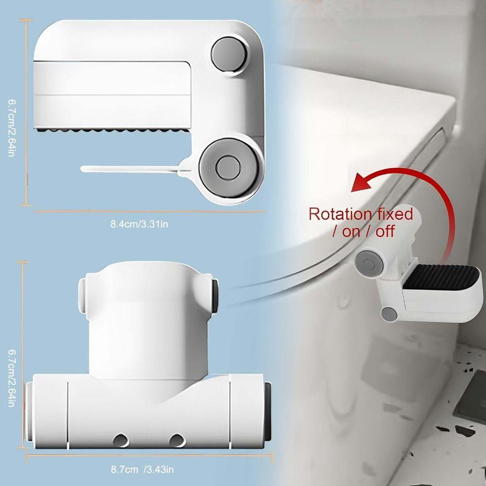 Self Adhesive Toilet Locks Baby Proof Child Safety Lock Bathroom Safety