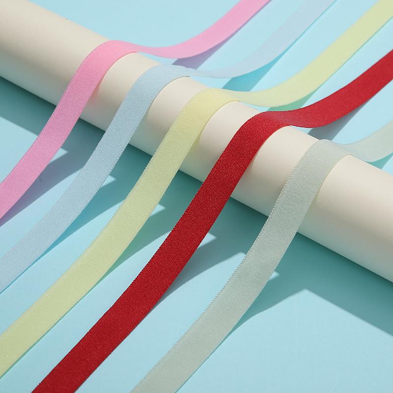 001-10 Multi-color High Elastic Fold Over Elastic Webbing for Underwear & Garment Sewing Accessories