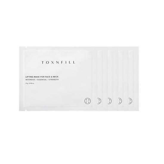 TOXNFILL Подтягивающая маска для лица и шеи 1 шт/5 шт