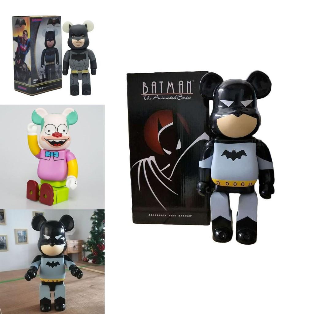 Изысканный Bearbrick 400% Конструктор Медведь Игрушка Фигурка Бэтмен Джокер Красти