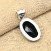 Black Spinel Gemstone Handmade 925 Sterling Sliver Jewelry Lovely Pendant For Her