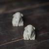Purple-clay Elephant Tea Pet Adorable Handmade Animate Figurine Kung Fu Tea Ornament Home Office Tea Table Decoration