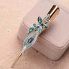 Large Fashion Crystal Metal Butterfly Women Duckbill Clips Hair Clips Hairpin Horn Clips