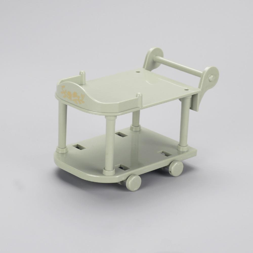 Furniture Accessory Dollhouse Food CartsMini Food and Play Small Food Cart Dollhouse Accessories