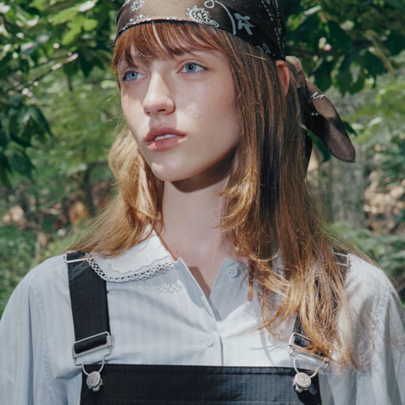 Muemuer Bird Start Paisley Bandana Silk Scarf MU2599SC901M_2color