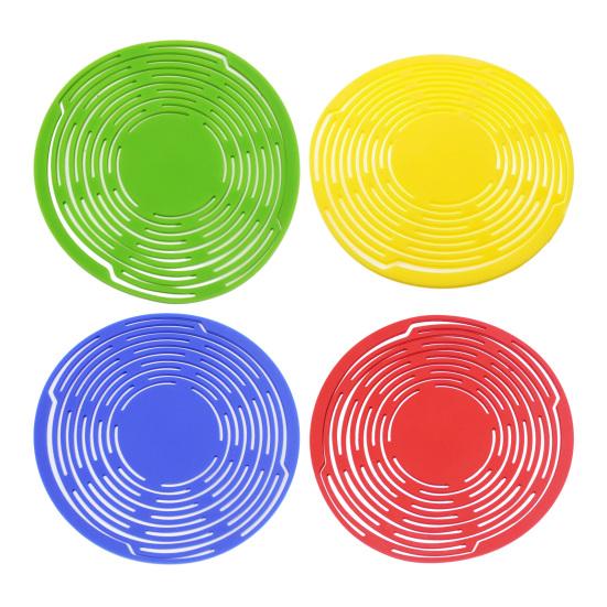 Многофункциональная сетчатая подставка Силиконовый держатель для винных бутылок Ручная сетчатая корзина Расширяемый держатель для напитков для бутылок фруктов горячих блюд