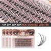 Tool Volume Fluffy False Eyelashes C Curl Professional Grafting Individual Cluster EyeLashes