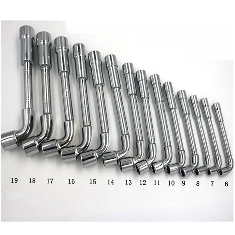 Ремонт автомобиля L-тип двухсторонний угловой полый шестигранный ключ гаечный ключ ручной инструмент