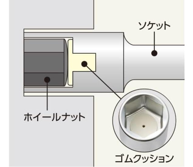 Kyoto Инструмент для станков Колесная гайка Длинная головка 22 мм (КТК) 12,7 кв.м.. B38ZL-22H