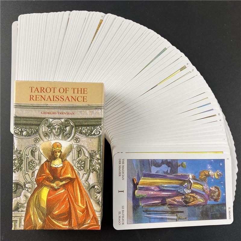 10.3*6cm Tarot of The Renaissance Cards Deck for Beginners Divination 78 Card Full Color