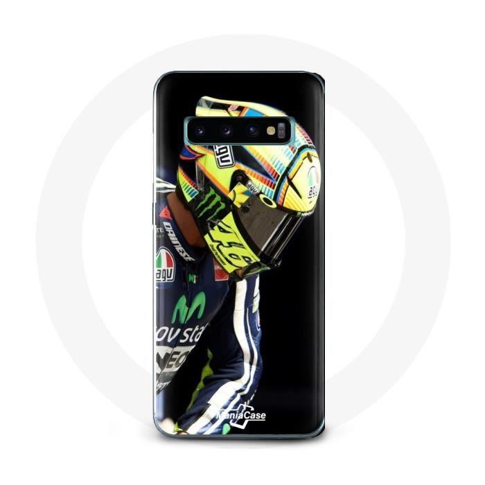 Coque - Valentino Rossi - Samsung Galaxy S10 Edge - Souple - Noir - Protection