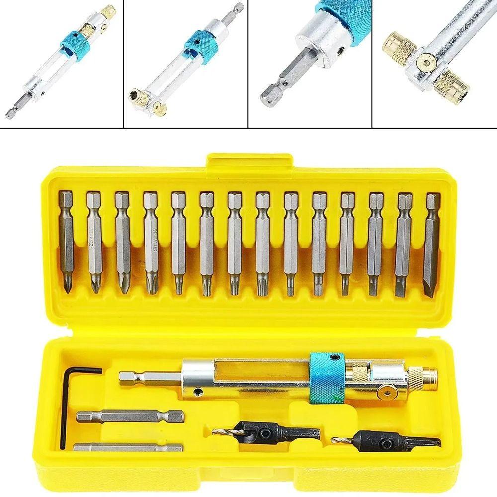 Durable Screwdriver Tools Flip Drive Drill Bits Storage Box Drill Driver Repair Tool