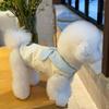 Pet Autumn and Winter Stripe Bow Vest Teddy Schnauzer Small Cat Dog Coat Puppy Clothes Dog Clothes for Small Dogs