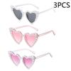 New In Luxury Fine Shimmering Love Pearl Sun Glasses Women Heart Glasses Casual Bling Sunglasses Lentes  Mujer