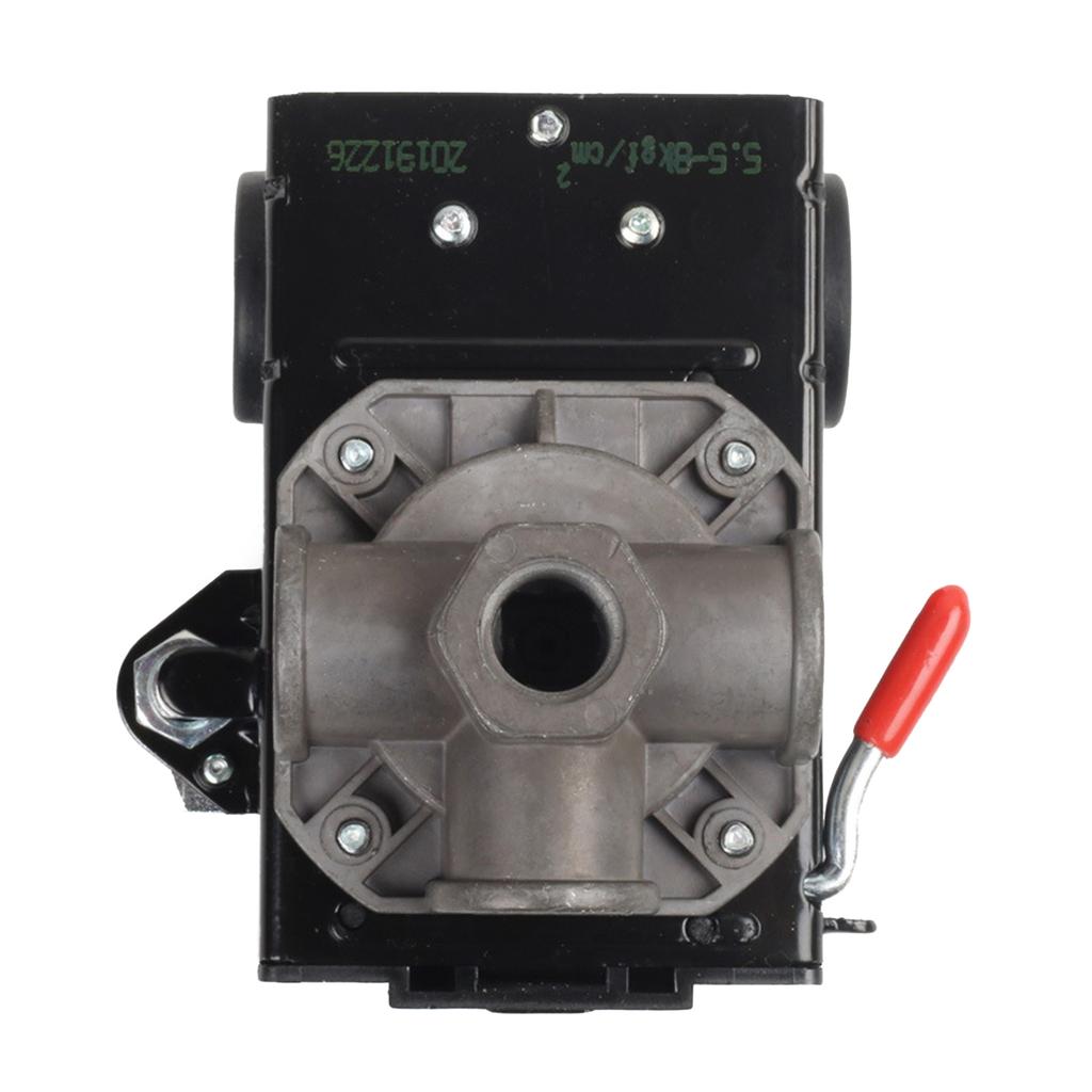 Реле контроля давления воздушного компрессора, мощный четырехпортовый регулятор давления воздушного компрессора 90-125PSI/140-175PSI