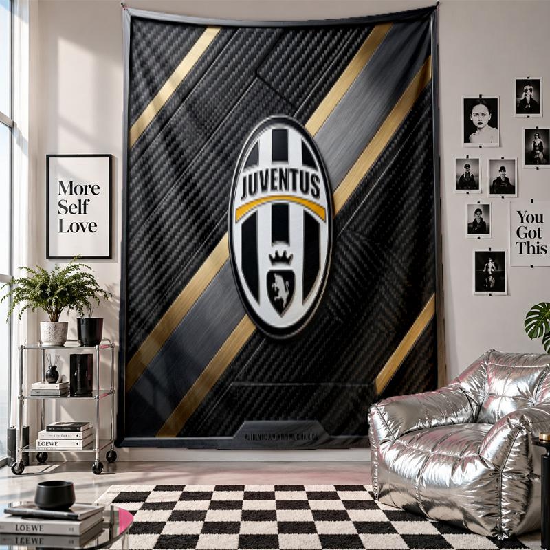 Juventus FC Wall Tapestry Home Decor Wall Hanging Cloth for Bedroom Living Room Background