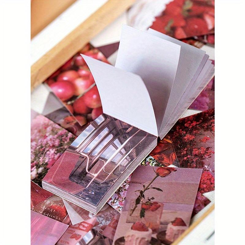 1 шт. Случайная доставка Японская бумажная наклейка Блокнот, Ins стиль Свежий дневник Блок для заметок, 50 листов, Школьные принадлежности, Снова в школу