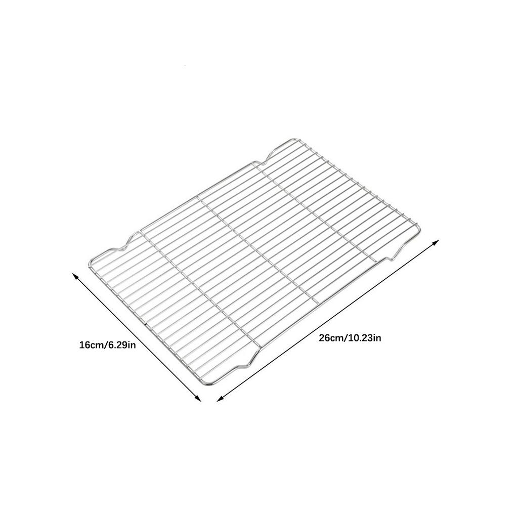 Сетка для барбекю, Охлаждающая решетка, Инструмент для выпечки, Нержавеющая сталь, Защита от ржавчины, Удобство, Кухонный гаджет, Моющийся, Долговечный