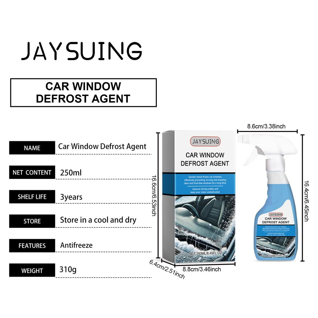 De-icer Spray De Ice Defroster for Car Winter Window Cleaner Auto Windshield Deicer Defroster Ice Remover Agent Anti Freeze