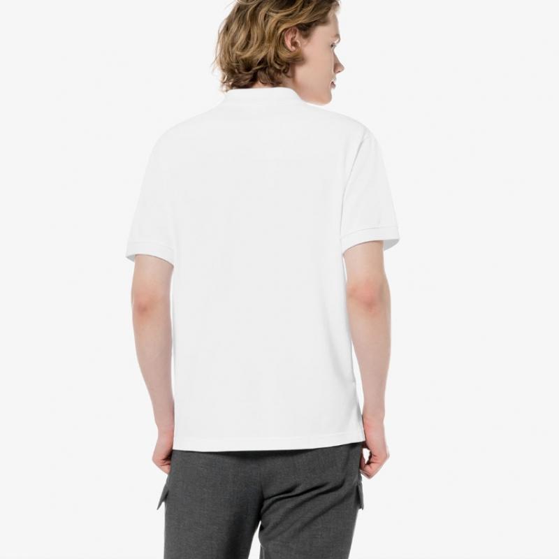 Lacoste Мужское поло с коротким рукавом базового кроя French Regular Fit Ph731e 53n 001