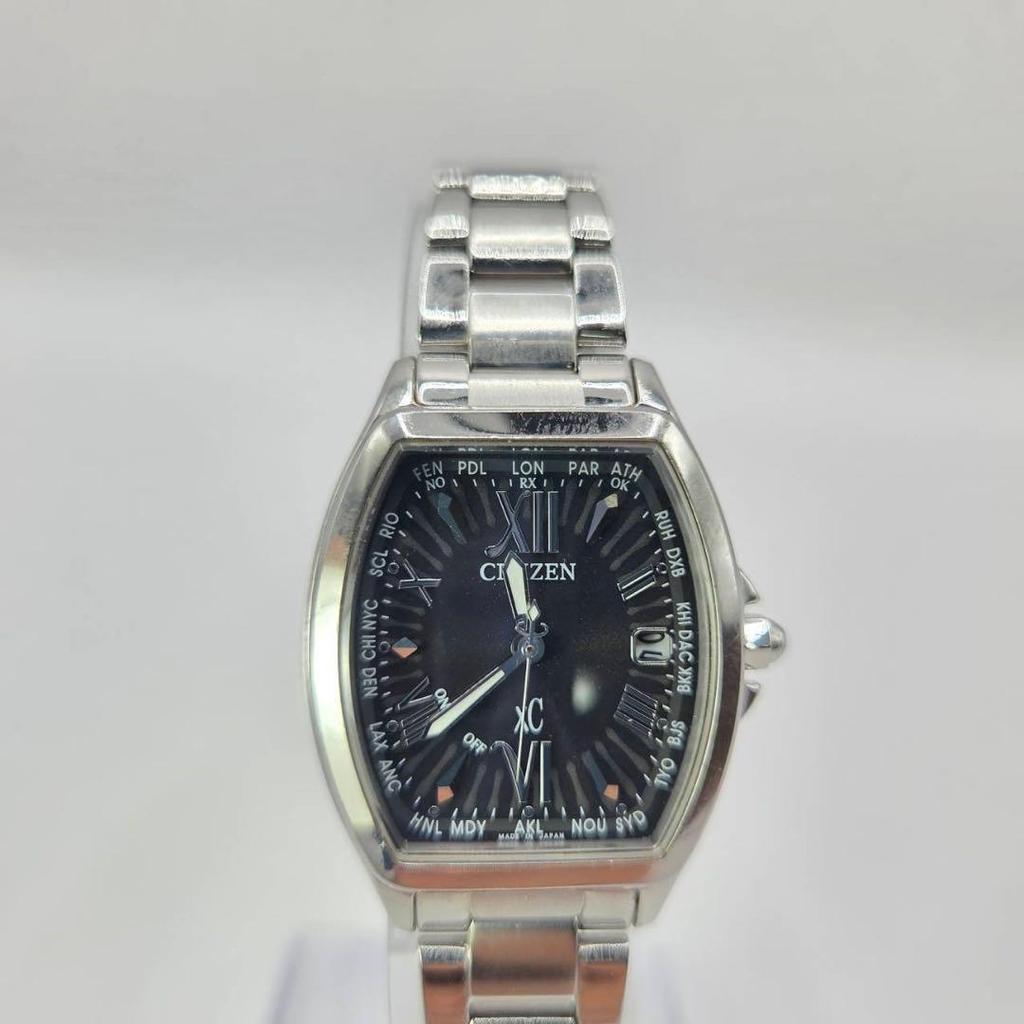 Б/у [Красивая вещь, Рабочее состояние] Citizen xC Cross Sea Happy Flight Радио-солнечная Черная