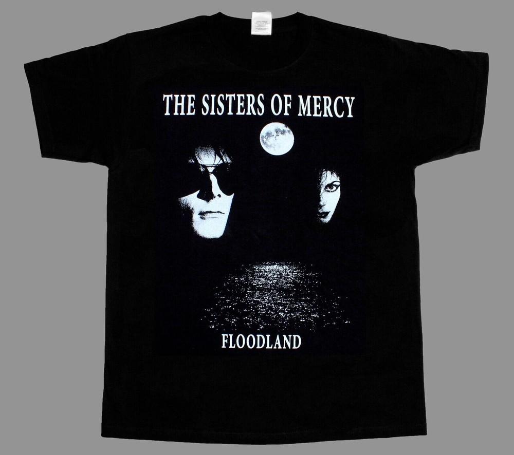 SISTERS OF MERCY - Floodland Short Sleeve Black All Size S to 5XL Shirt AC659 Unisex T-Shirt