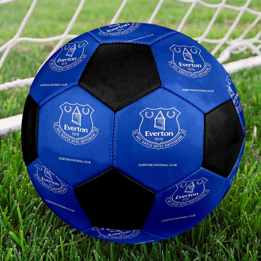 Футбольный мяч для зала Everton Цветной Для всех возрастов Размер 5 Машинная строчка ПВХ Готов к соревнованиям Прочный Высокий отскок