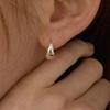 PAIGEFLYNN JEWELRY [Серебро 925 пробы] Серьги-кольца «Капля» с застежкой one-touch