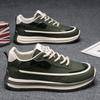 Spring Men's Shoes New Breathable Leather Sneakers Men's Trend Versatile Platform Casual Trendy Shoes