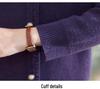 2025 Stylish Winter Fleece Top for Middle-Aged & Elderly Women - Half-High Collar Cozy Sweater with Plus Velvet Base Layer