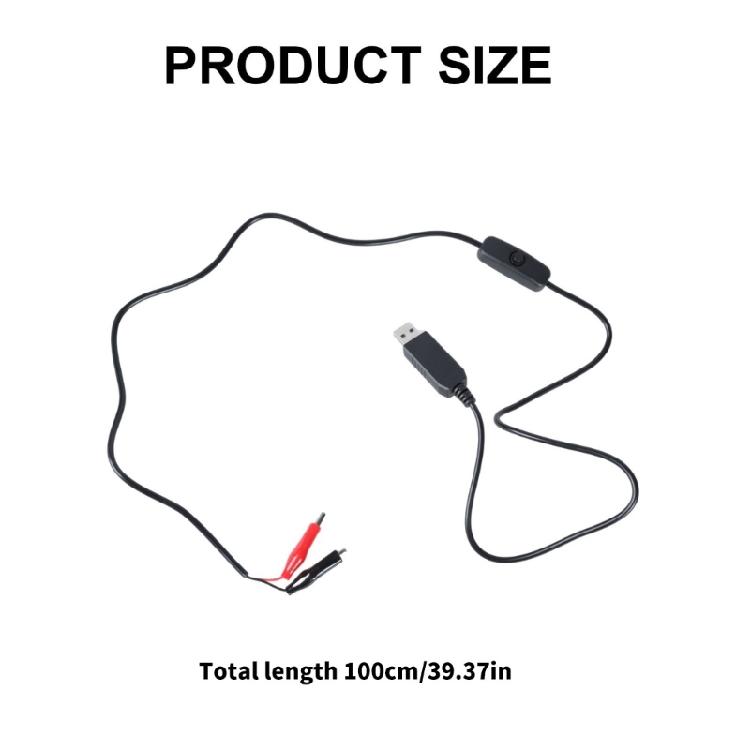 USB 5V к 1.5V Шнур питания Замена 1 шт. 1.5V AA LR03 LR6 LR14 LR20 Элемент батареи для пультов, светодиодной подсветки