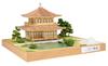 Woody Joe Jishoji Ginkaku Wooden Model Assembly Kit Molding Color 1/75