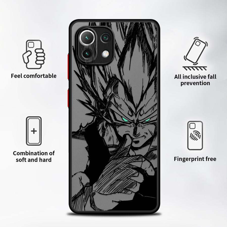 Dragon Ball Goku Vegeta TPU Cover Case for Xiaomi Mi 12T Pro 13 Lite 12 12X 11 Lite 14 Pro 10T Pro 11T Pro