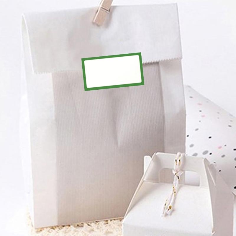 250 шт. Самоклеящаяся этикетка Наклейка Цветная рамка Наклейка с именем Этикетка для продуктов с датой Этикетка для одежды для школы Офиса Конференции