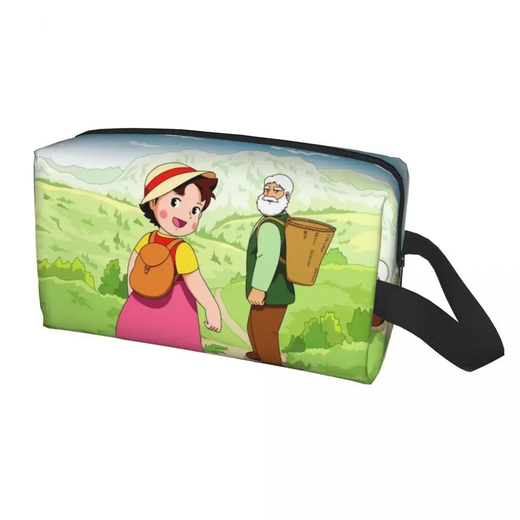 Хайди Питер И Дедушка Семейная Дорожная Косметичка Альпы Горы Аниме Макияж Туалетные Принадлежности Органайзер Женский Бьюти Хранение Дорожный Набор