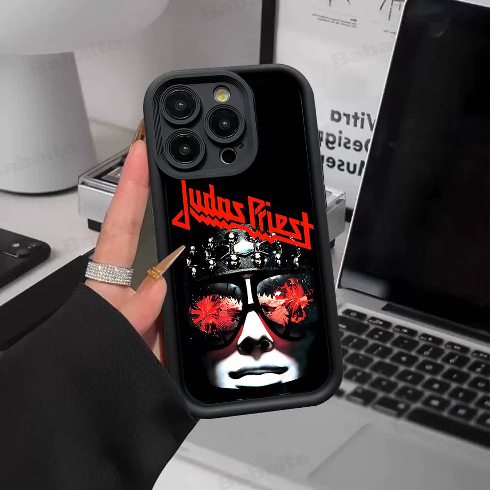 Band J-Judas P-Priest Phone Case For IPhone 17 16 15 14 13 12 11 Air Plus Pro Max Soft Back Cover