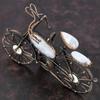Подвеска Rainbow Moonstone, медная проволочная обертка, подвеска Shiva Eye Shell Gemstone, подвеска Cycle, медные украшения, уникальная подвеска для подарка