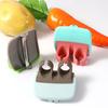 Держатель для пальцев для ладонной овощечистки, фрукты, овощи, нержавеющая сталь, резиновая ручка, инструмент для чистки